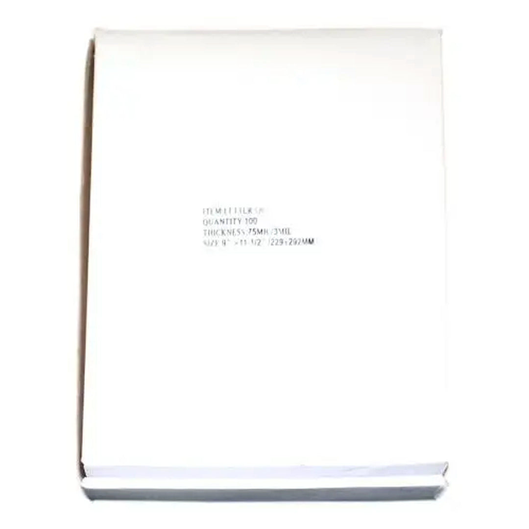 3mil Letter Size Sticky Back Laminating Pouches - 100 Pack by MyBinding ...