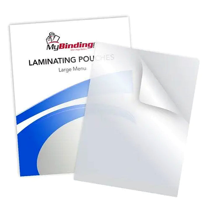3mil Matte Matte Large Menu Laminating Pouches 12" x 18" - 100pk
