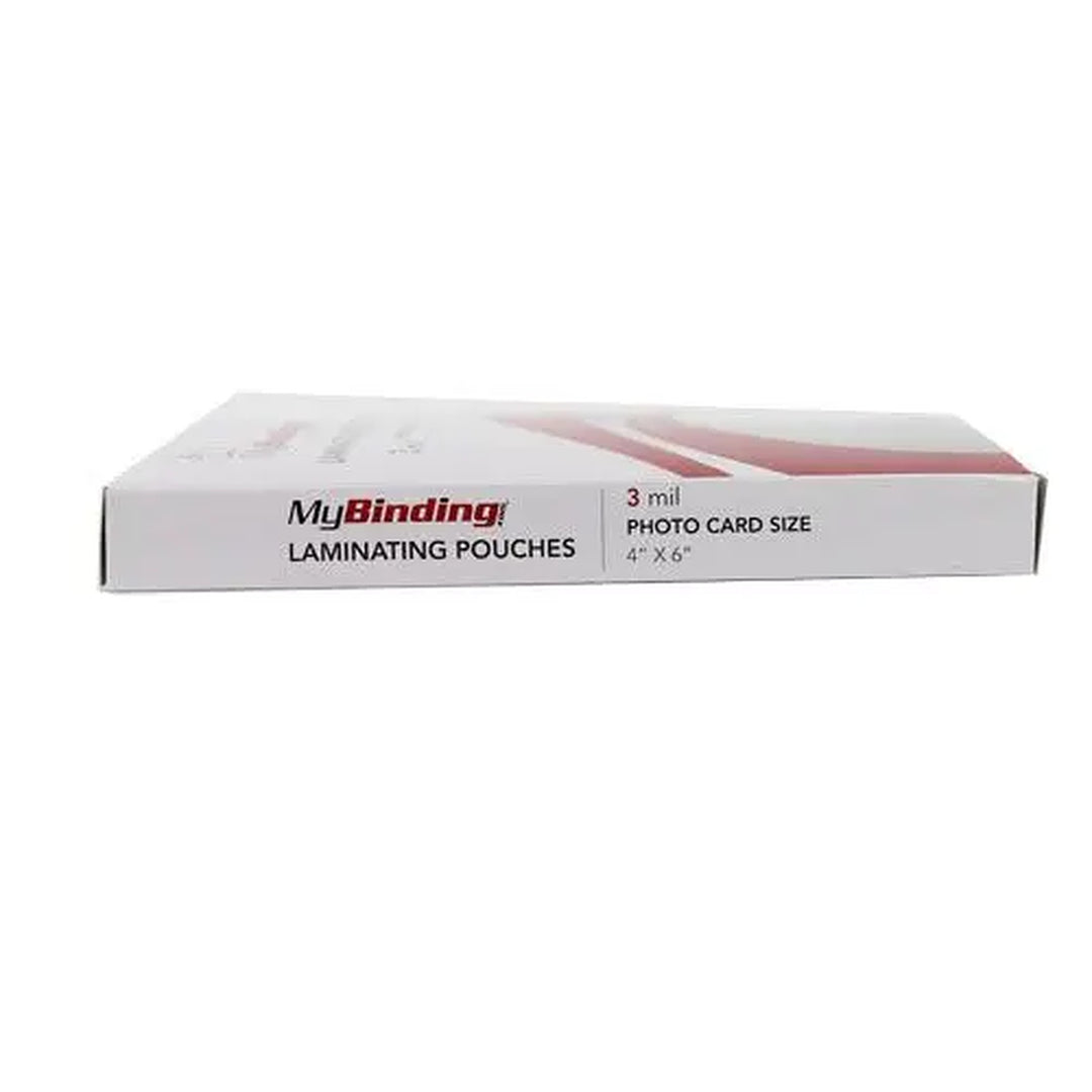 3MIL 4" X 6" Photo Card Laminating Pouches - 100pk