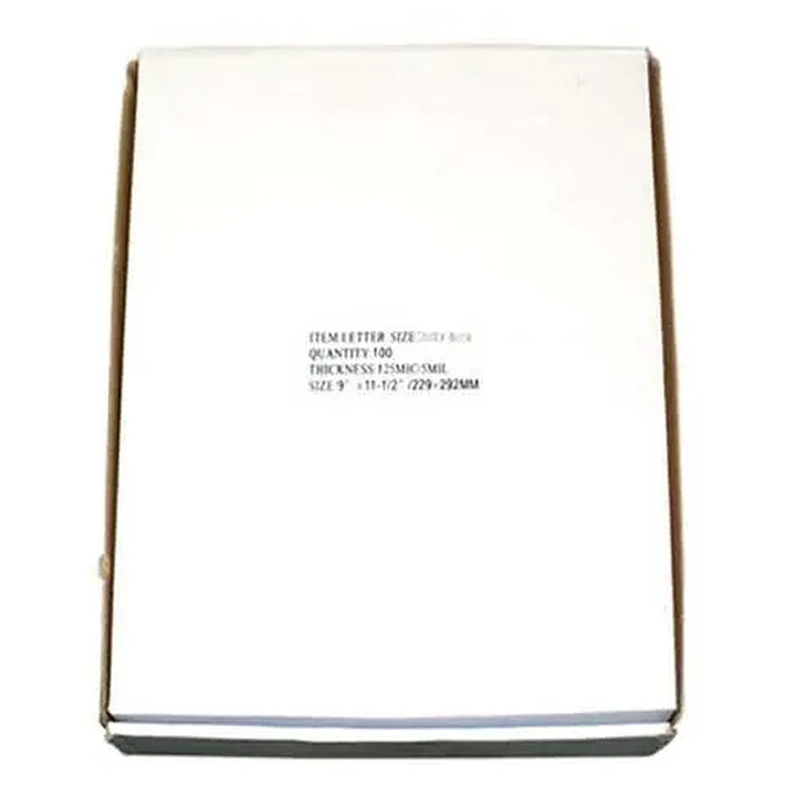 5mil Letter Size Sticky Back Laminating Pouches - 50PK
