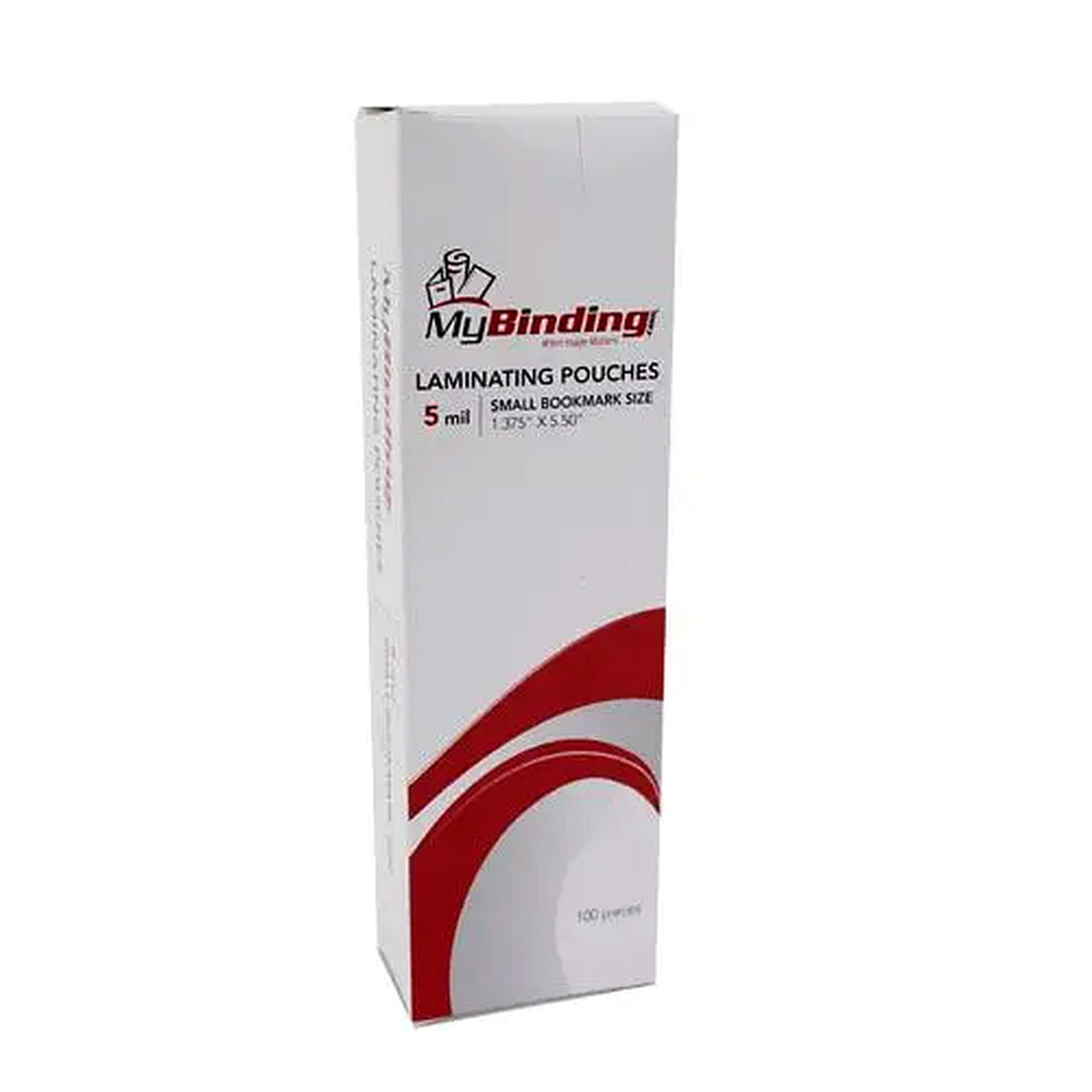 5 Mil Small Bookmark 1-3/8" x 5-1/2" Laminating Pouches - 100/Pk