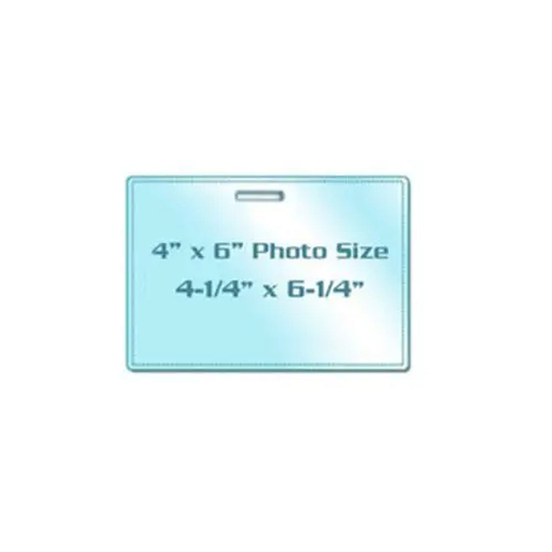 5MIL 4" x 6" Photo Card Laminating Pouches with Long Side Slot - 100pk