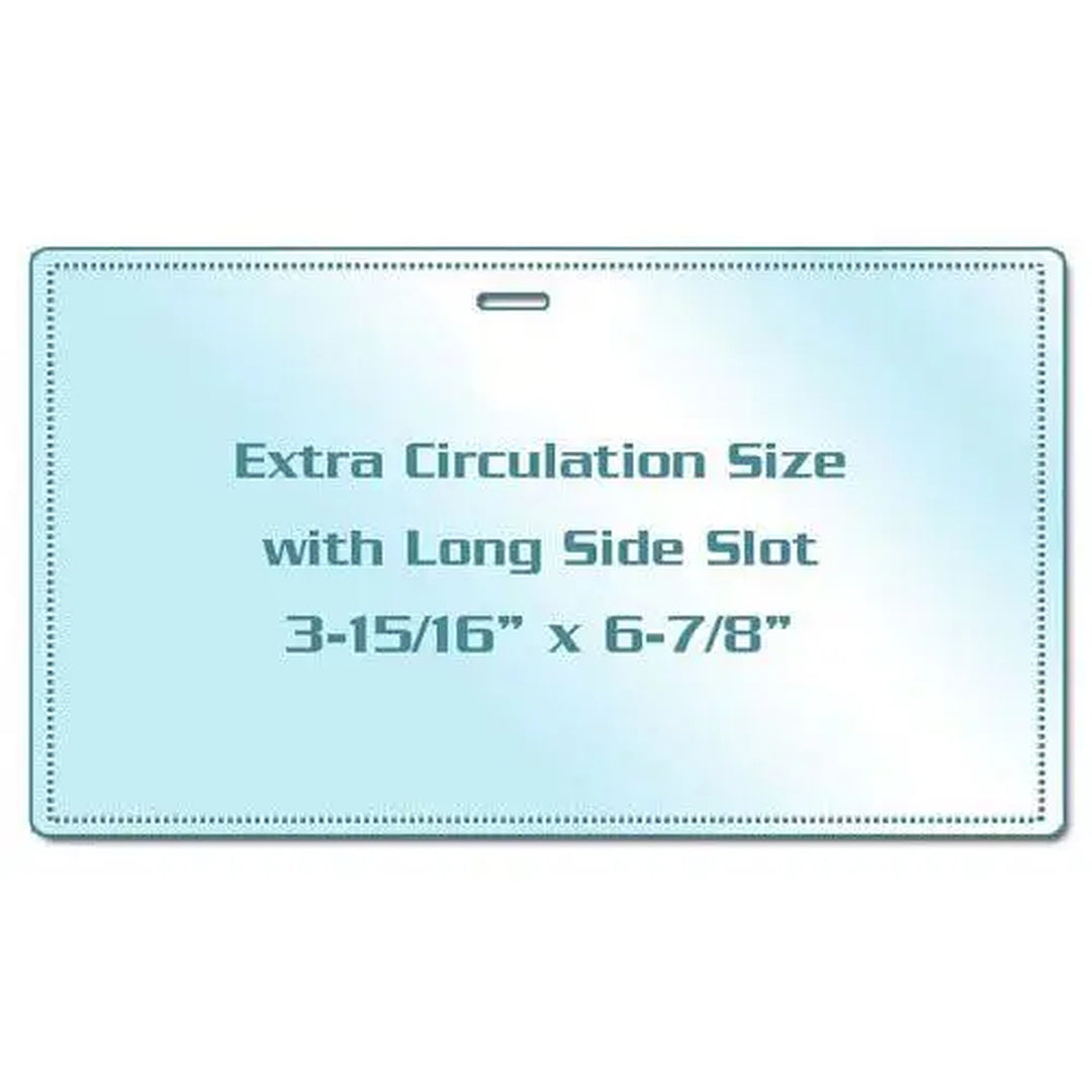 Extra Circulation Pouches with Long Side Slot - 100pk