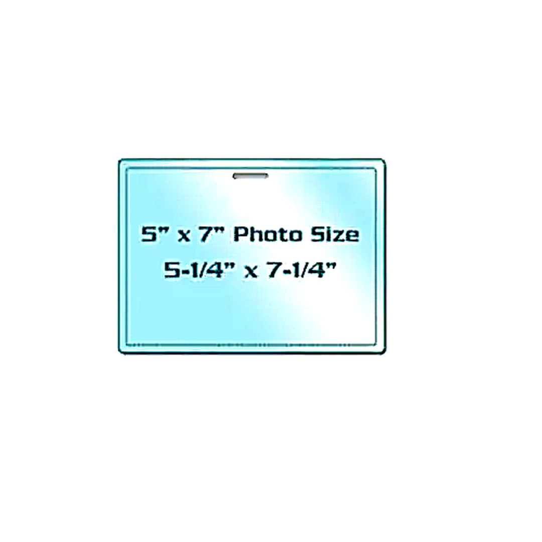 5" x 7" Photo Card Laminating Pouches with Short Side Slot - 100pk