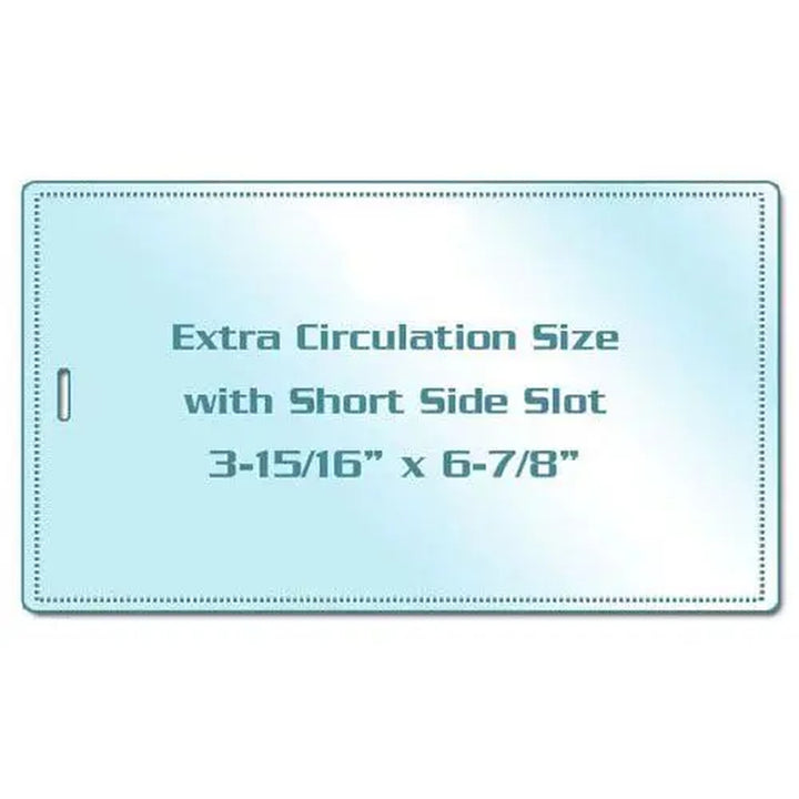 Extra Circulation Pouches with Short Side Slot - 100pk