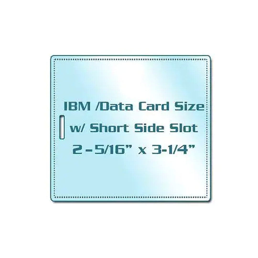 IBM Data Size Pouches with Short Side Slot - 100pk