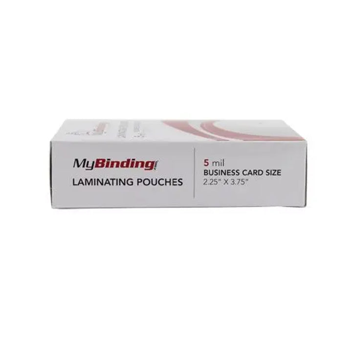 Business Card 2-1/4" x 3-3/4" Laminating Pouches 100pk