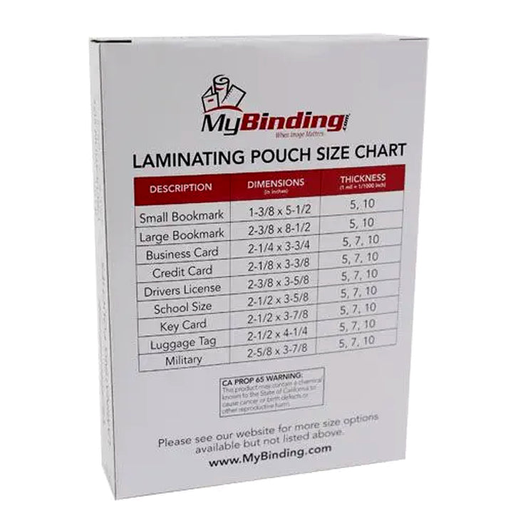 Circulation 3-15/16" x 5-11/16" Pouches - 100pk