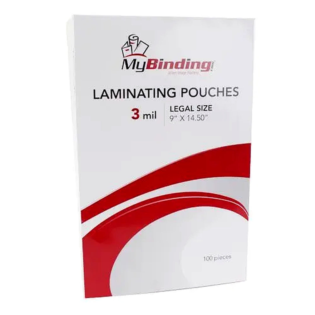 Legal Size 9" x 14-1/2" Laminating Pouches - 100pk
