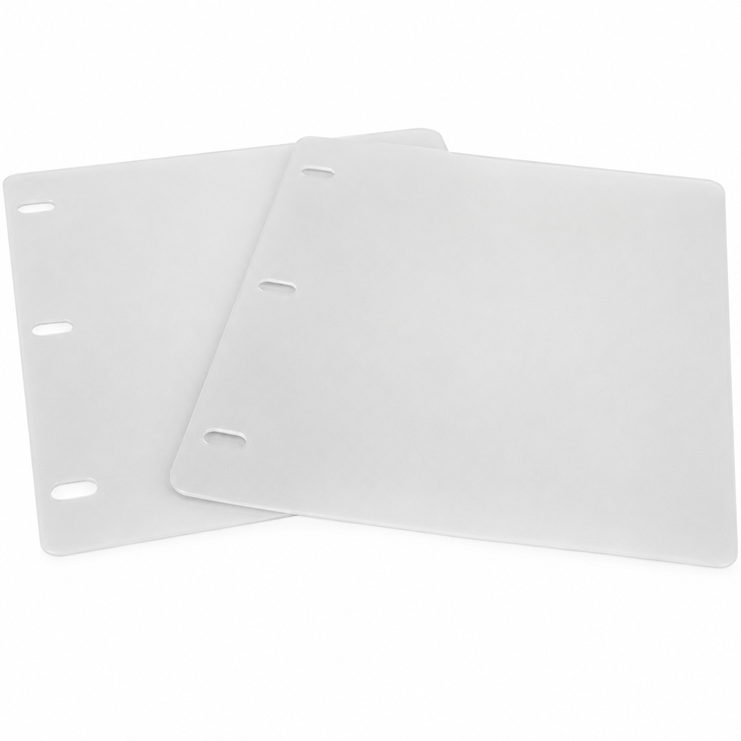 Frosted 8.5" x 11" Plastic Sheet Lifters for Binders - 225/Carton