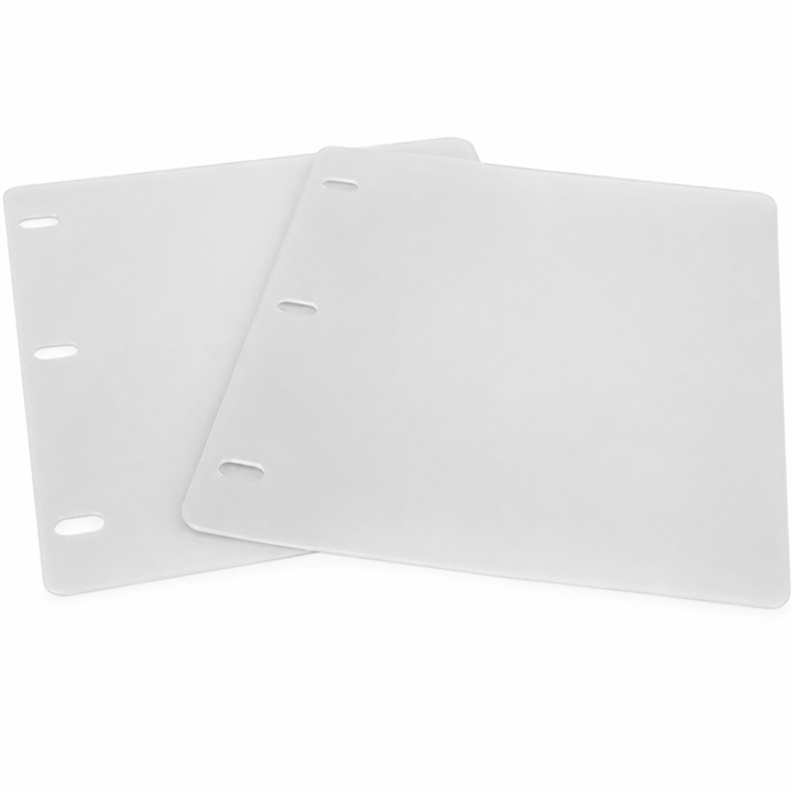 Frosted 8.5" x 11" Plastic Sheet Lifters for Binders - 225/Carton