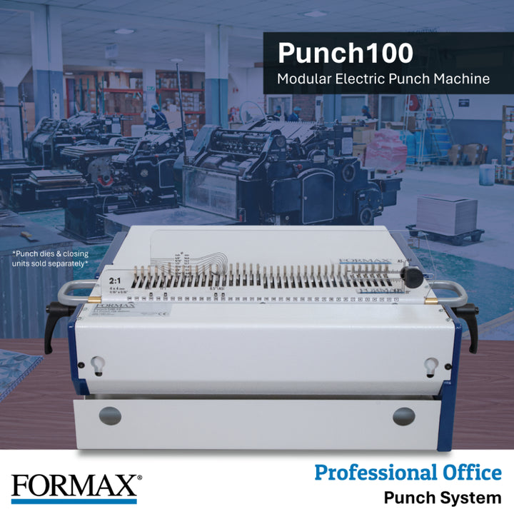 Formax Punch100 Electric Interchangeable Die Binding Punch