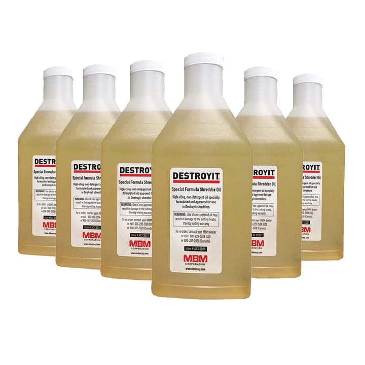 MBM DestroyIt Shredder Oil - 1 Quart Bottle (6pk)