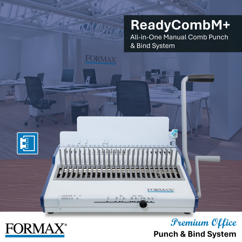 Formax ReadyCombM+ Manual Comb Binding Machine