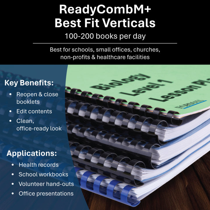 Formax ReadyCombM+ Manual Comb Binding Machine