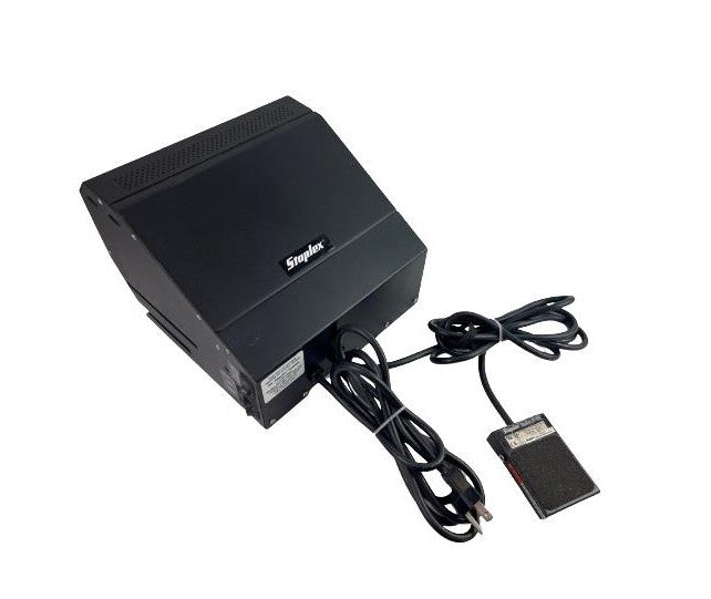 Staplex S-620NFS Double Header Electric Stapler with Foot Switch