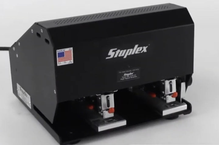 Staplex S-620NHL Automatic Double Header Electric Stapler