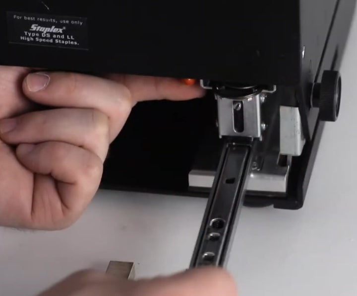 Staplex S-620NHL Automatic Double Header Electric Stapler