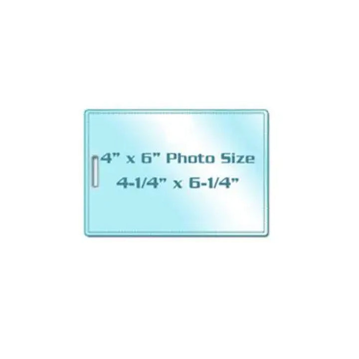 10MIL 4" x 6" Photo Card Laminating Pouches with Short Side Slot - 100pk