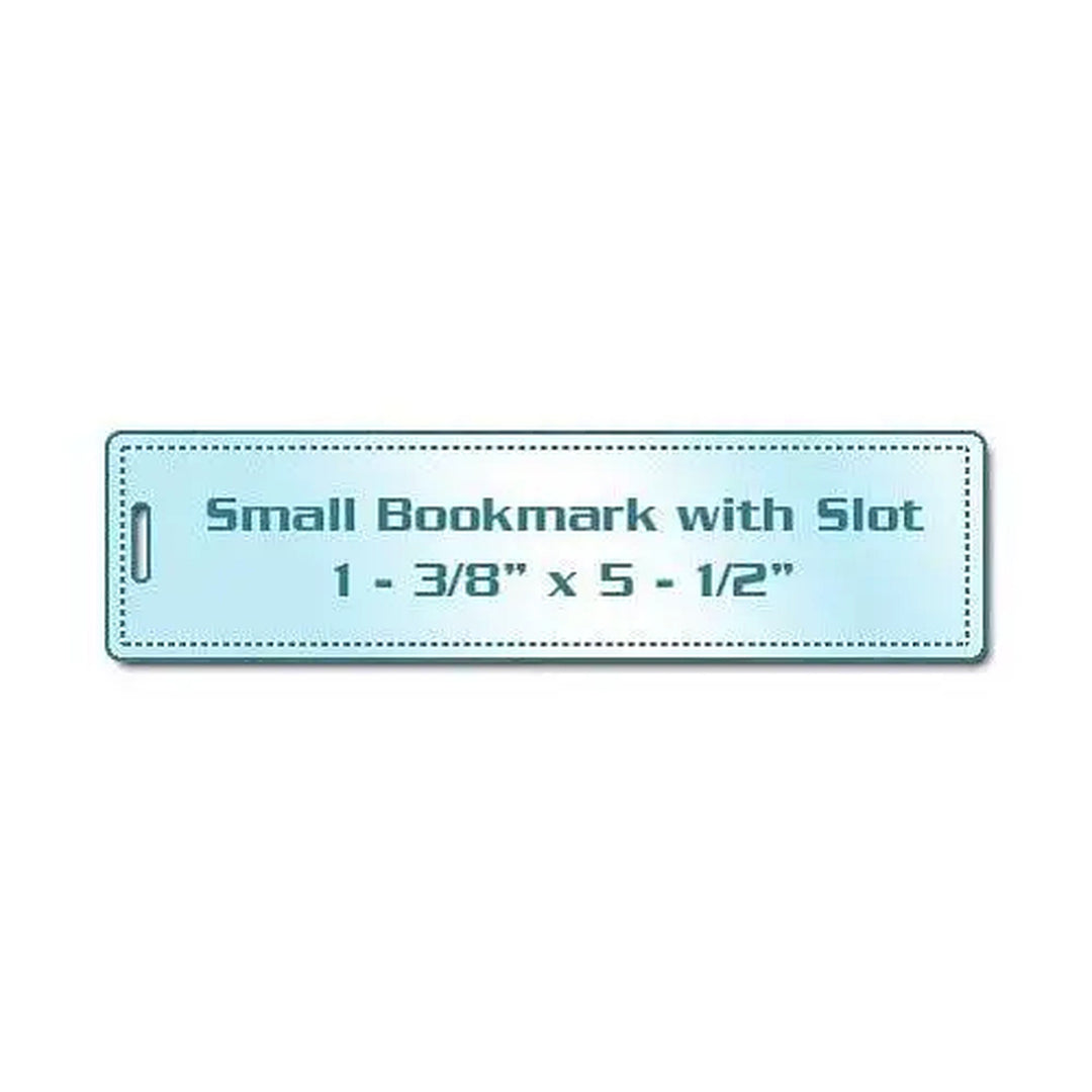5mil Small Bookmark Pouches with Short Side Slot - 100pk