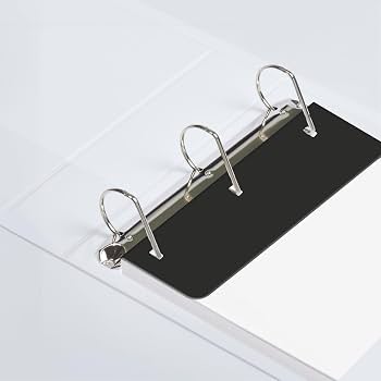 Black Plastic Sheet Lifters for Three Ring Binders