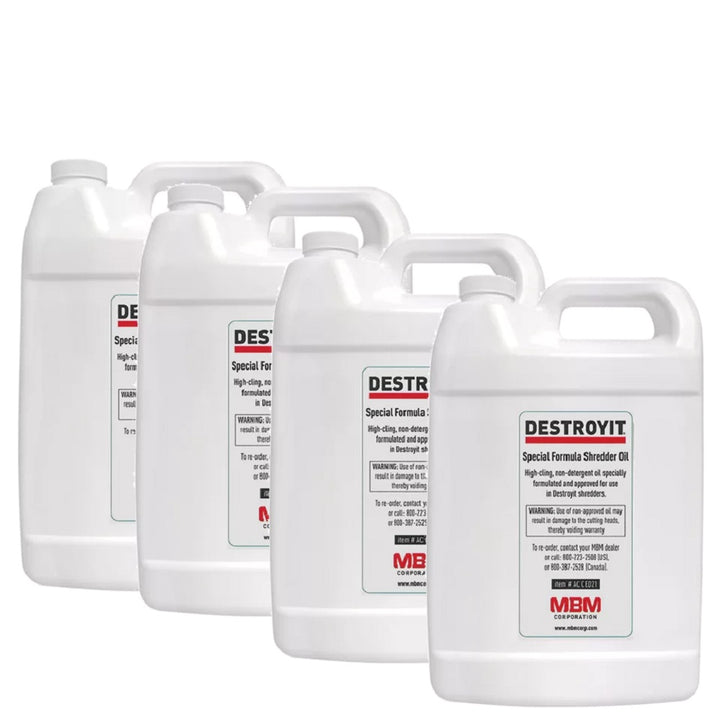 MBM DestroyIt Shredder Oil - 1 Gallon Bottle (4pk)