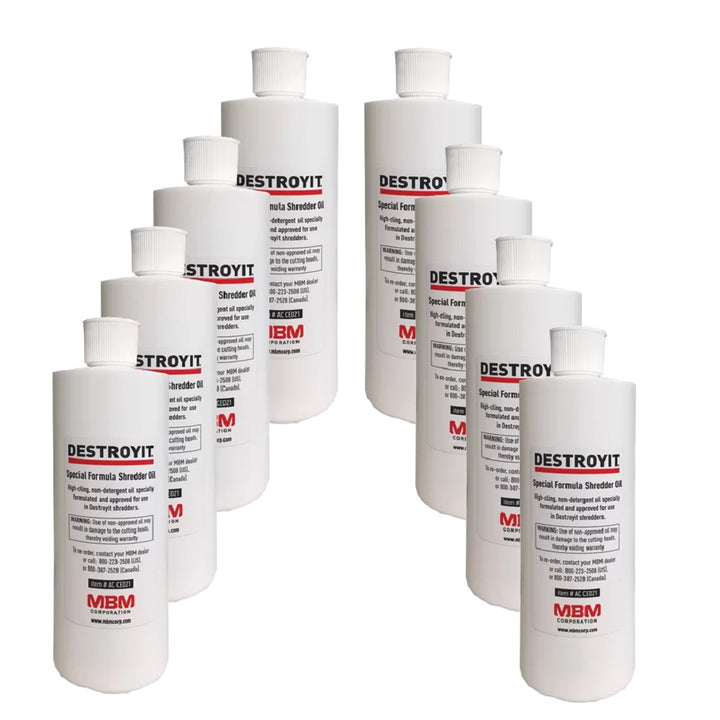 MBM DestroyIt Shredder Oil - 1 Pint Bottles (8pk)
