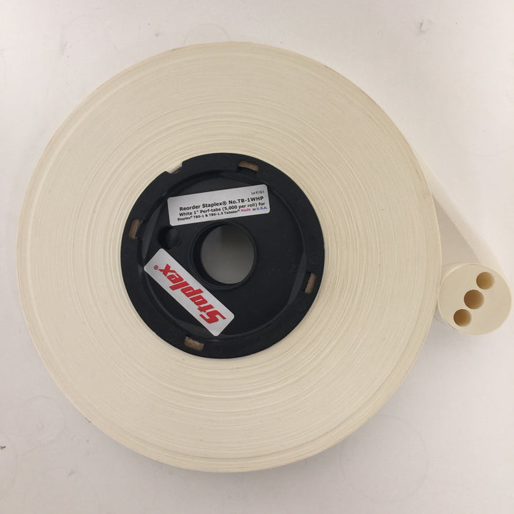 1" Clear Wafer Seals (No Perf) For TBS-1 Tabber (5000/roll)
