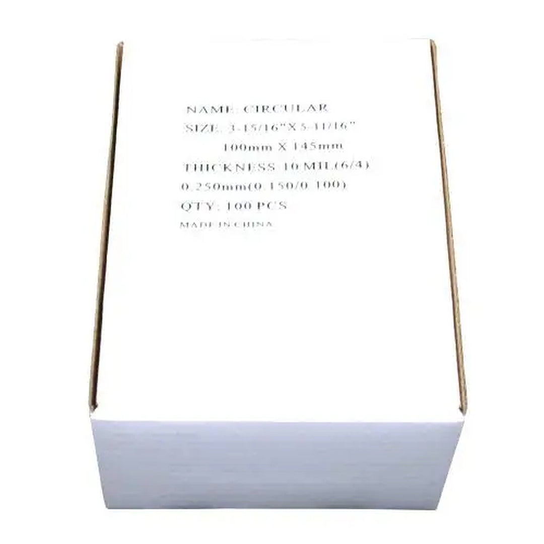 10MIL Circulation 3-15/16" x 5-11/16" Pouches - 100pk