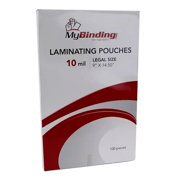 10MIL Legal Size 9" x 14-1/2" Laminating Pouches - 50BX