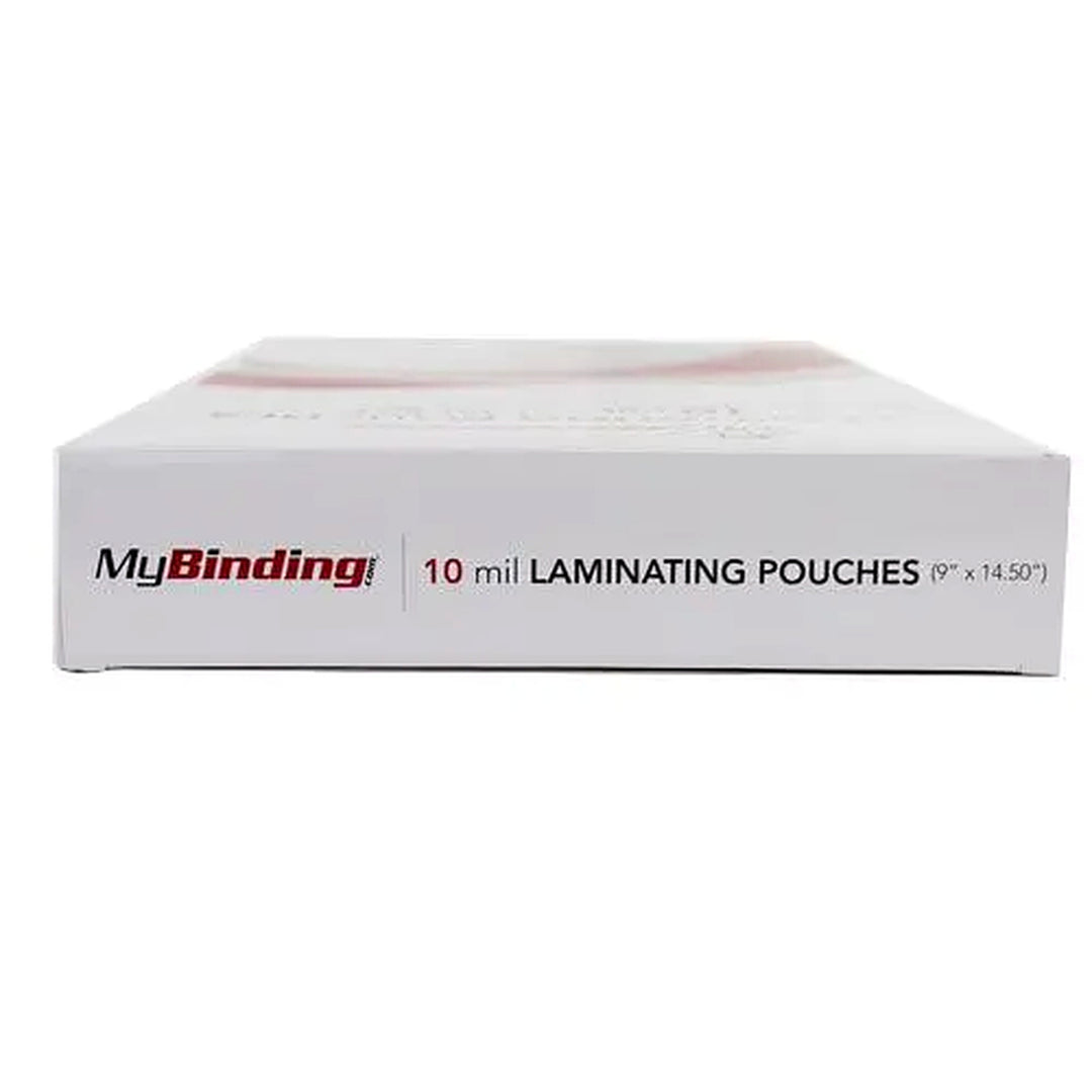 10MIL Legal Size 9" x 14-1/2" Laminating Pouches - 50BX
