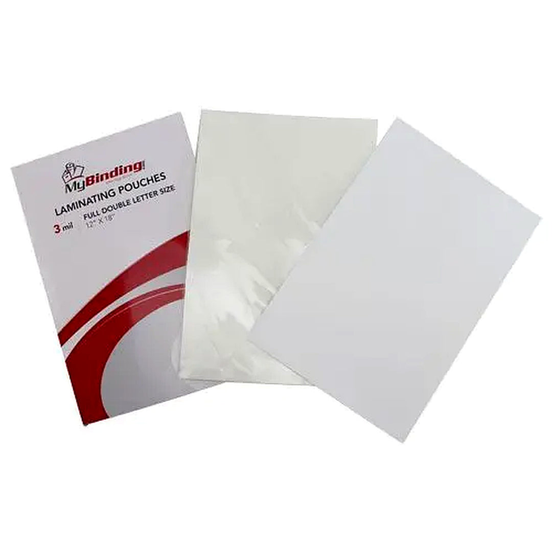 3MIL Large Menu 12" x 18" Pouches - 100pk