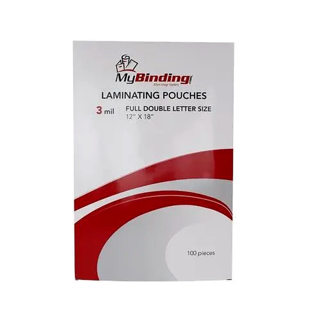 3MIL Large Menu 12" x 18" Pouches - 100pk