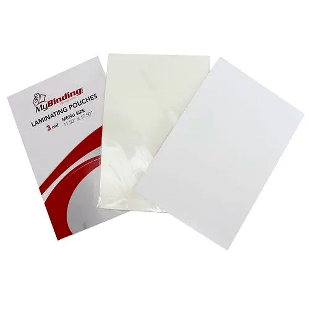 3MIL Menu 11-1/2" x 17-1/2" Laminating Pouches - 100pk