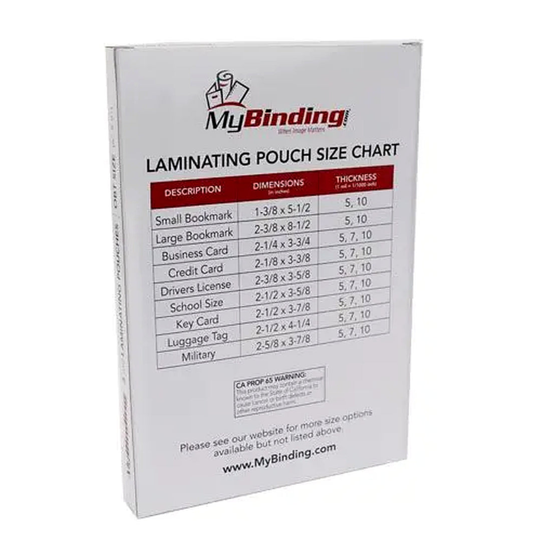 3MIL OBT 6" x 9" Laminating Pouches - 100pk