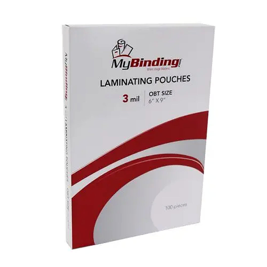 3MIL OBT 6" x 9" Laminating Pouches - 100pk