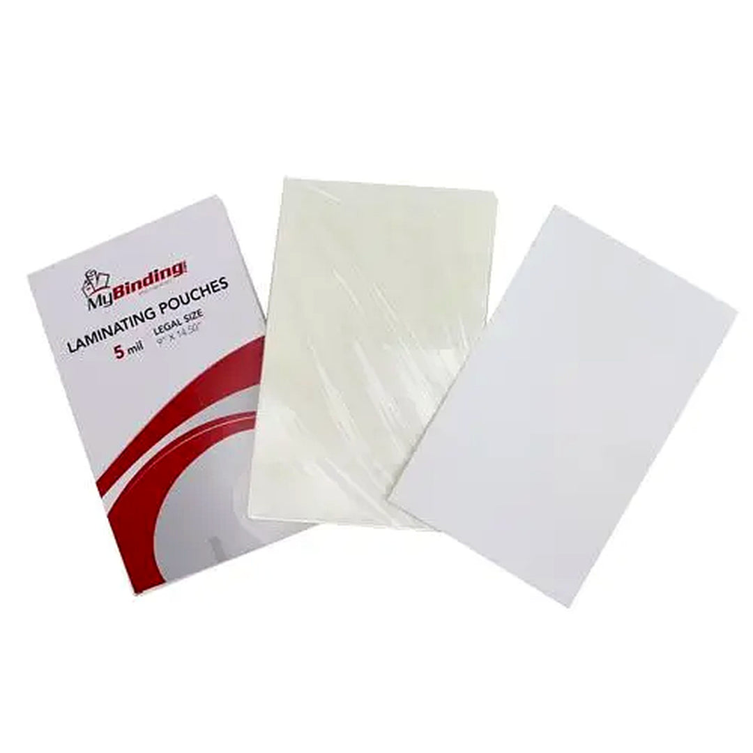 5MIL Legal Size 9" x 14-1/2" Laminating Pouches - 100pk