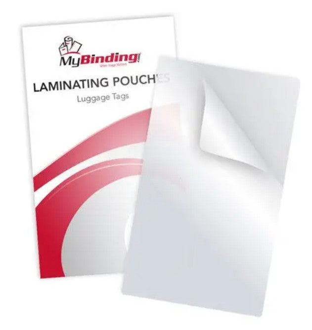 Luggage Tag 2-1/2" x 4-1/4" Pouches - 100pk