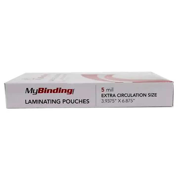 7MIL Extra Circulation 3-15/16" x 6-7/8 Pouches 100pk