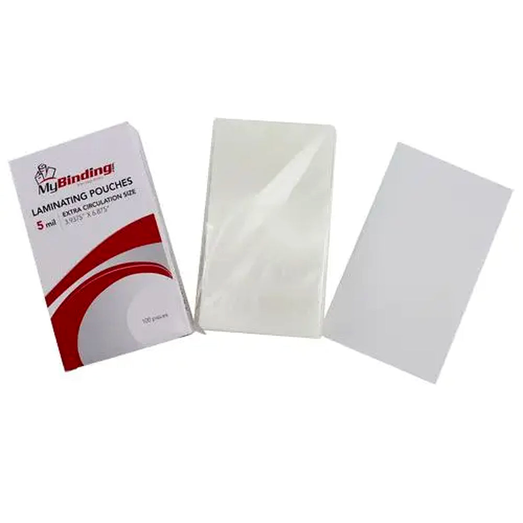 7MIL Extra Circulation 3-15/16" x 6-7/8 Pouches 100pk