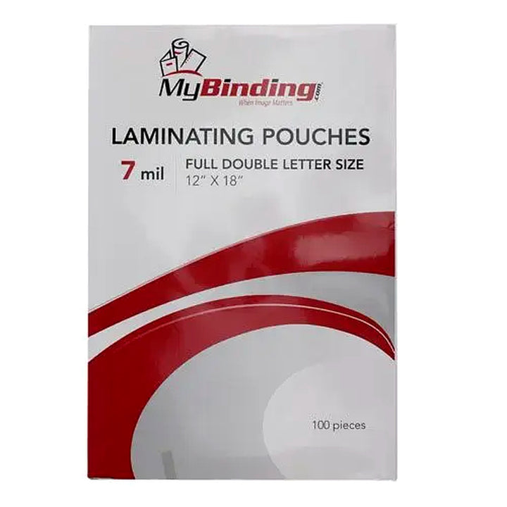 7MIL Large Menu 12" x 18" Pouches - 100PK