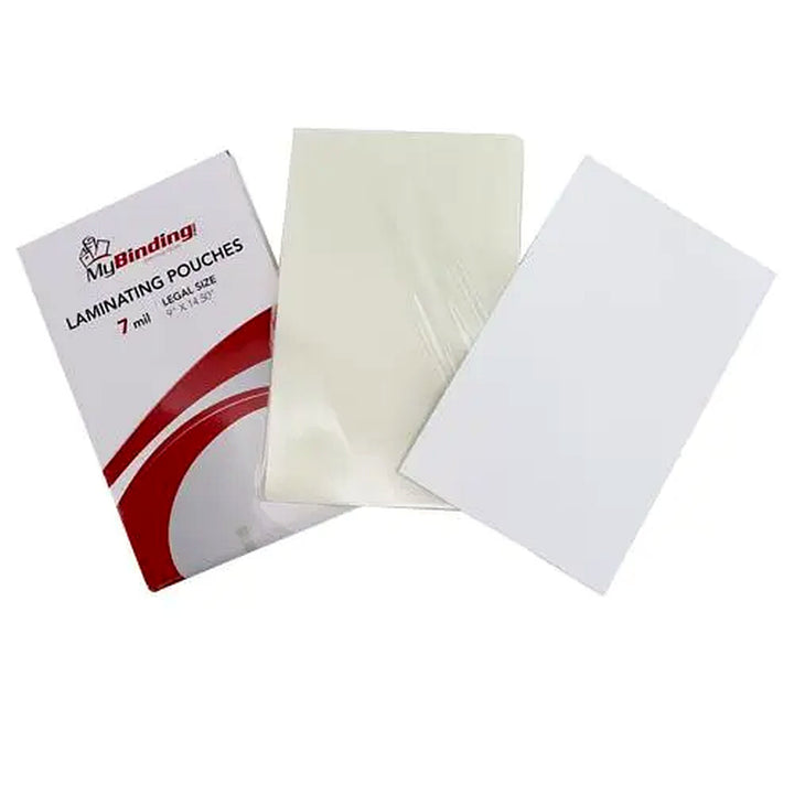 7MIL Legal Size 9" x 14-1/2" Laminating Pouches - 100pk