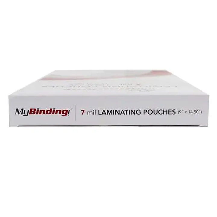 7MIL Legal Size 9" x 14-1/2" Laminating Pouches - 100pk