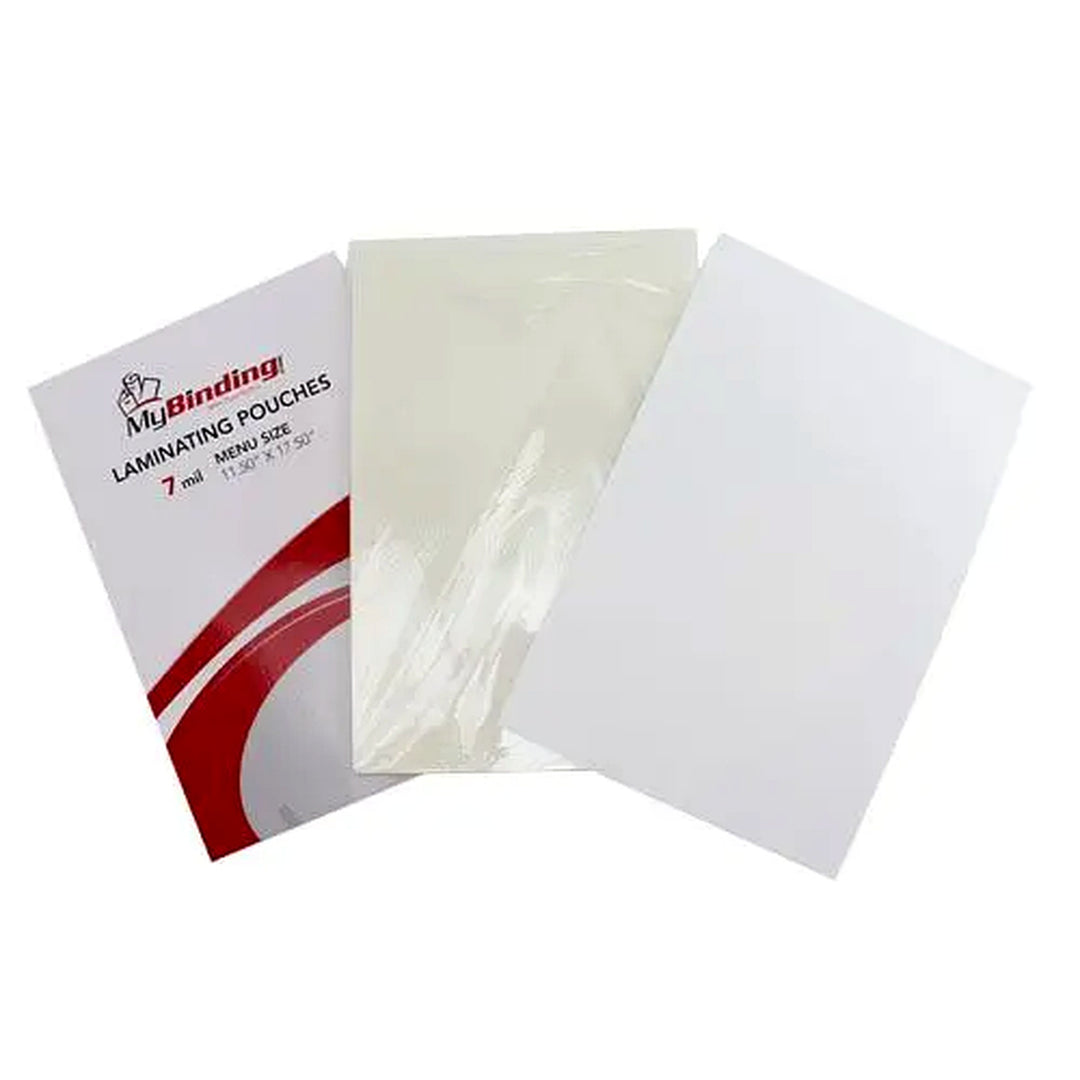 7MIL Menu Size 11-1/2" x 17-1/2" Laminating Pouches 100pk
