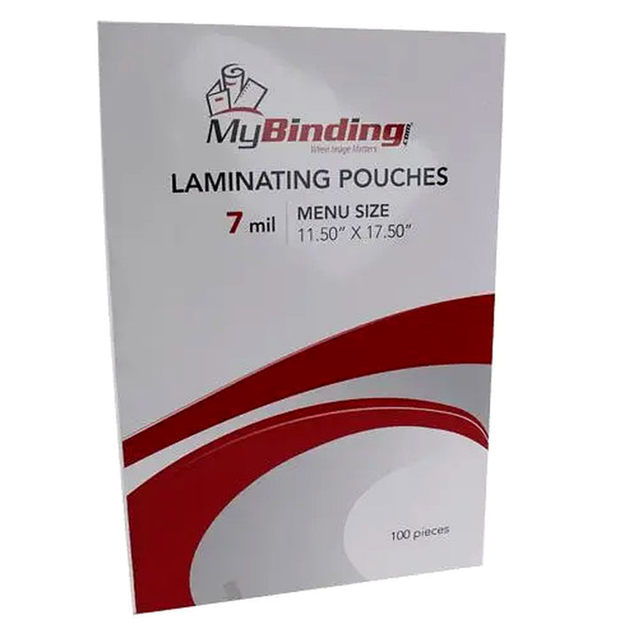 7MIL Menu Size 11-1/2" x 17-1/2" Laminating Pouches 100pk