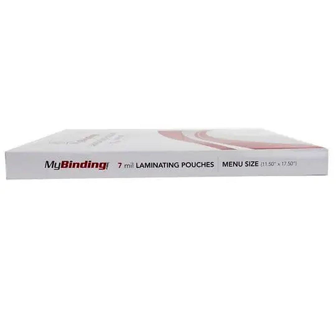 7MIL Menu Size 11-1/2" x 17-1/2" Laminating Pouches 100pk