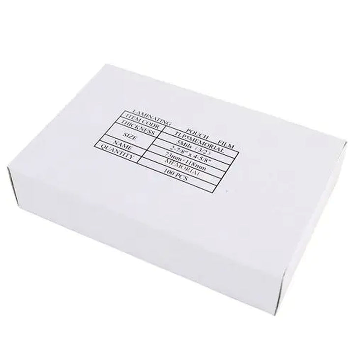 Memorial Card Size Laminating Pouches - 100pk