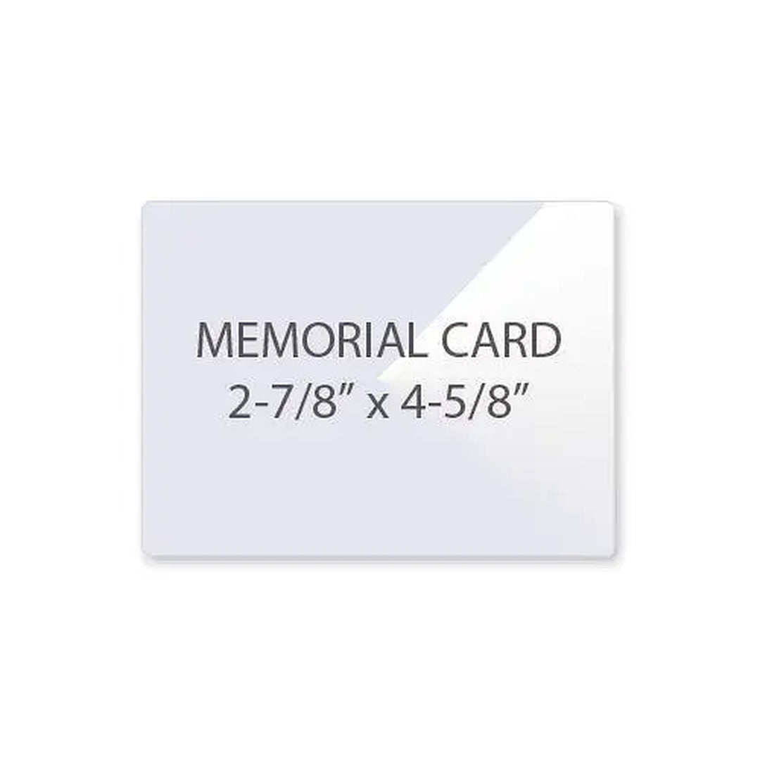 Memorial Card Size Laminating Pouches - 100pk