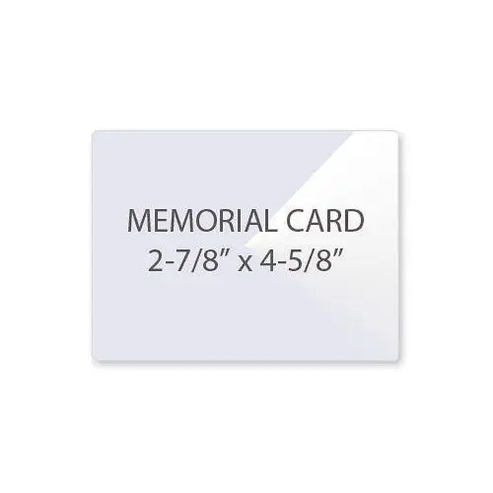 Memorial Card Size Laminating Pouches - 100pk