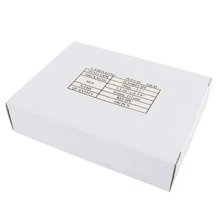 Recipe Card Size Laminating Pouches - 100pk